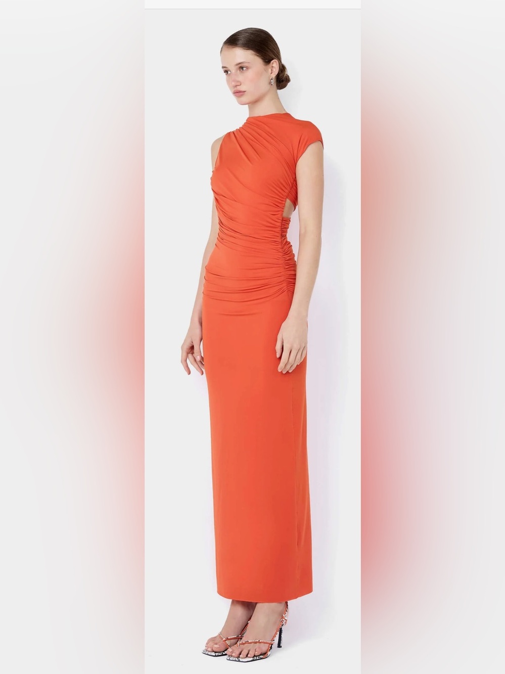 NWT! Bec & Bridge Maxi Dress-crushed orange/ US8/UK12
